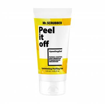 Пилинг-скатка для лица с молочной кислотой Mr.Scrubber Peel it off Exfoliating Peeling Gel, 120 мл Пилинг-скатка для лица с молочной кислотой Mr.Scrubber Peel it off Exfoliating Peeling Gel, 120 мл
