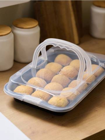 Форма для випікання з кришкою - різнобарвний