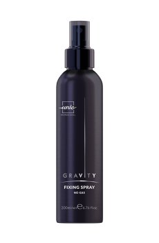 Жидкий лак для волос Unic Gravity Fixing Spray сильной фіксации, 200 мл