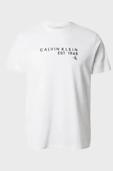 Мужская белая футболка 30S EU WHOLESALE Белый XXL Calvin Klein Jeans LV04RF800G