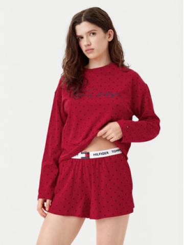 Tommy Hilfiger Піжама UW0UW05649 Червоний Relaxed Fit