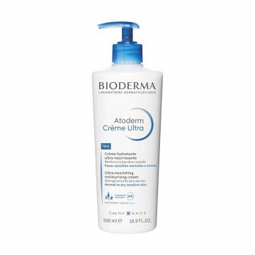 Питательный крем для тела Bioderma Atoderm Ultra-Nourishing Cream для нормальной и сухой чувствительной кожи, 500 мл Питательный крем для тела Bioderma Atoderm Ultra-Nourishing Cream для нормальной и сухой чувствительной кожи, 500 мл