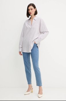 Хлопковая рубашка Guess LAURIANE