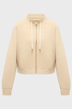 Женская бежевая спортивная кофта ROPE LOGO Бежевый XS Karl Lagerfeld B2W20011