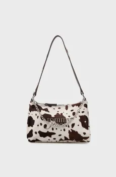 Женская белая сумка с узором COOL Белый ONESIZE Tommy Jeans AW0AW18062