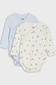 Боді з обвязувальним замком 2 pack - кремовий