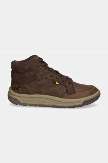 Кожаные кроссовки Caterpillar APA CUSH MID цвет коричневый P725923 Кожаные кроссовки Caterpillar APA CUSH MID цвет коричневый P725923