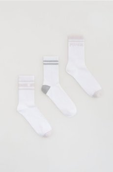Reserved - Шкарпетки з металізованою ниткою, набір із 3 пар - білий - 659IN-00X
