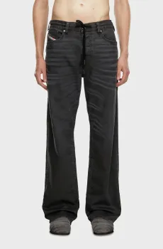 Мужские черные джинсы 2080 D-REEL JOGG Sweat jeans Черный 30 Diesel A17867 09J75
