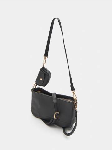 Crossbody-сумка з штучної шкіри - чорний Crossbody-сумка з штучної шкіри - чорний