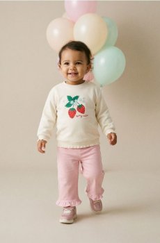 Кросівки з блискучим оздобленням на липучці - пильно-рожевий