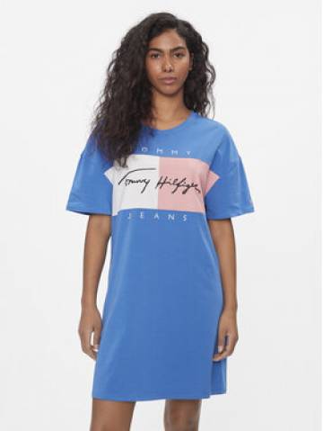 Tommy Jeans Повсякденна сукня UW0UW04969 Голубий Relaxed Fit Tommy Jeans Повсякденна сукня UW0UW04969 Голубий Relaxed Fit
