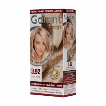Крем-краска для волос Galant Image Permanent Hair Colouring Cream 3.92 Бежевый блондин, 115 мл Крем-краска для волос Galant Image Permanent Hair Colouring Cream 3.92 Бежевый блондин, 115 мл