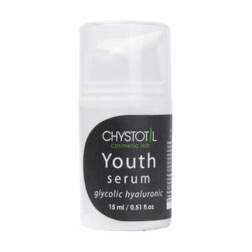Регенерирующая омолаживающая сыворотка для лица Chystotil Youth Serum с гликолевой кислотой, 15 мл Регенерирующая омолаживающая сыворотка для лица Chystotil Youth Serum с гликолевой кислотой, 15 мл