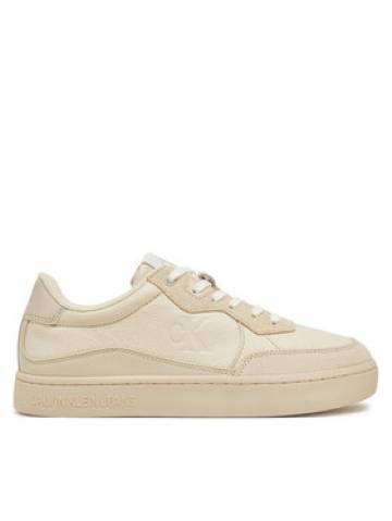 Calvin Klein Jeans Снікерcи Classic Cupsole Mg Wmm YM0YM01153 Бежевий Calvin Klein Jeans Снікерcи Classic Cupsole Mg Wmm YM0YM01153 Бежевий