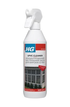 Концентрированное чистящее средство для изделий из ПВХ HG UPVC Cleaner, 500 мл