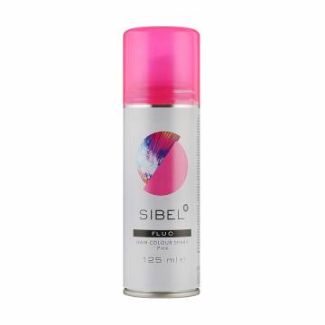 Цветной спрей для волос Sibel Hair Colour Spray Fluo Pink, 125 мл Цветной спрей для волос Sibel Hair Colour Spray Fluo Pink, 125 мл