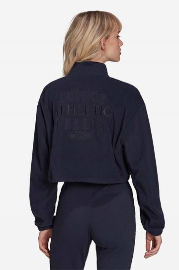 Кофта adidas Originals женская цвет синий с аппликацией HL0052-navy Кофта adidas Originals женская цвет синий с аппликацией HL0052-navy
