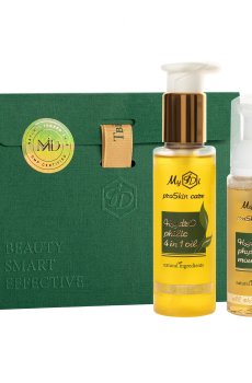 Подарочный набор для демакияжа и двухэтапного очищения лица MyIDi H2ydrOphilic Set (гидрофильное масло, 100 мл + мусс, 80 мл)