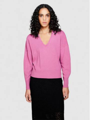Sisley Светр 1044M400T Рожевий Regular Fit Sisley Светр 1044M400T Рожевий Regular Fit