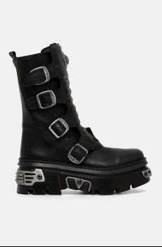 Кожаные полусапоги New Rock CRUST NEGRO REACTOR CASCO TOBERAS