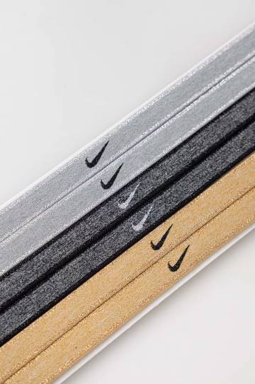 Повязки на голову Nike 6 шт цвет серый Повязки на голову Nike 6 шт цвет серый