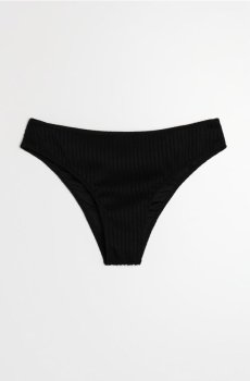 Структурний низ бікіні - чорний