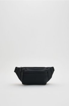 Reserved - Сумка на пасок - чорний - 838FD-99X