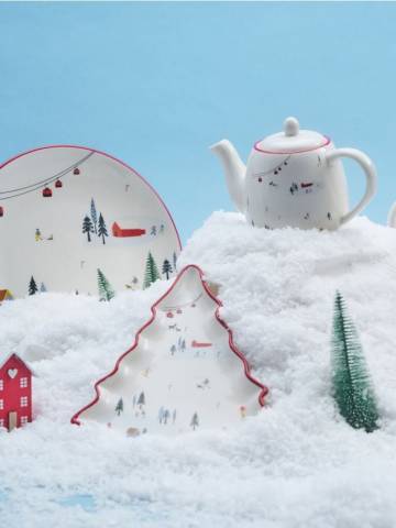 Керамічна тарілка - білий