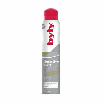 Антиперспирант-спрей Byly Sensitive Suave 48h для чувствительной кожи, с протеинами шелка, 200 мл Антиперспирант-спрей Byly Sensitive Suave 48h для чувствительной кожи, с протеинами шелка, 200 мл