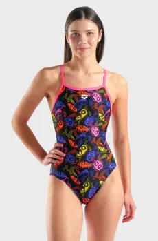 Женский купальник с узором SEA TURTLES SWIM Разноцветный 40 Arena 010221-509