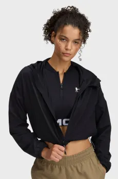 Женская черная ветровка UA Unstoppable Woven HD Jkt Черный S Under Armour 6003590-001