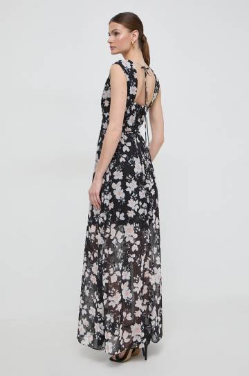 Платье Guess цвет чёрный maxi расклешённая Платье Guess цвет чёрный maxi расклешённая