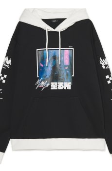 Cropp - Худі з принтом - чорний