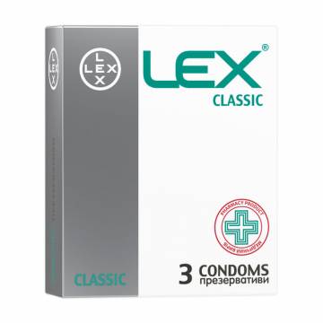 Презервативы LEX Classic, 3 шт Презервативы LEX Classic, 3 шт
