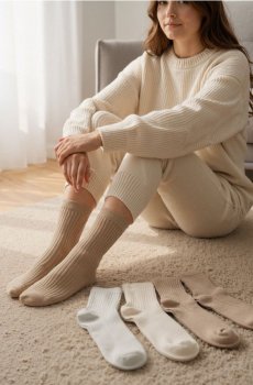 Шкарпетки, 4 пари - різнобарвний