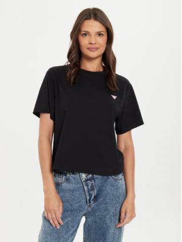 Guess Jeans Футболка W4YI05 K8HM0 Чорний Boxy Fit Guess Jeans Футболка W4YI05 K8HM0 Чорний Boxy Fit