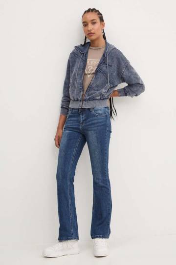 Джинсы Guess Originals женские высокая посадка W4GG11 D4ON0 Джинсы Guess Originals женские высокая посадка W4GG11 D4ON0
