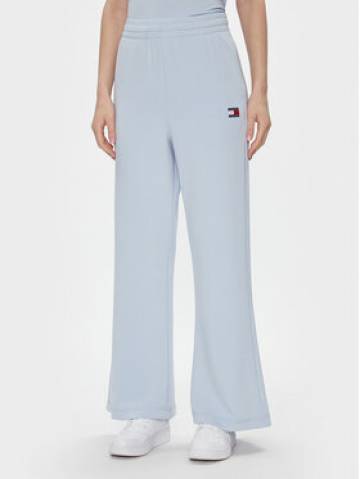 Tommy Jeans Спортивні штани DW0DW17312 Блакитний Wide Leg Tommy Jeans Спортивні штани DW0DW17312 Блакитний Wide Leg