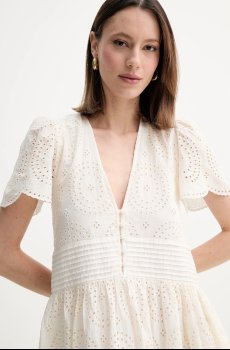 Хлопковое платье BOSS Orange