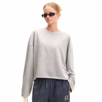 Cropp - Світшот - light grey Cropp - Світшот - light grey