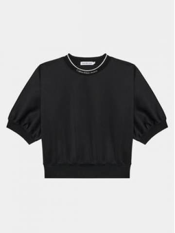 Calvin Klein Jeans Блузка Logo Tape IG0IG02348 Чорний Relaxed Fit Calvin Klein Jeans Блузка Logo Tape IG0IG02348 Чорний Relaxed Fit