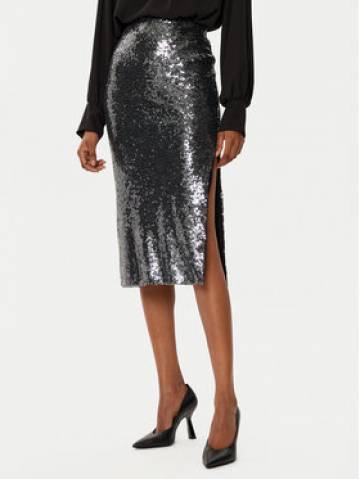 Rinascimento Спідниця-міді CFC0019735002 Срібний Regular Fit
