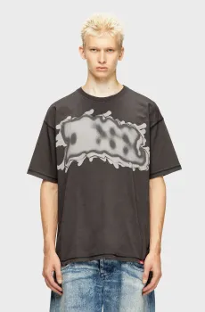 Мужская темно-серая футболка T-LEONARD-IHBJ Серый XXL Diesel A21564 0TKCI