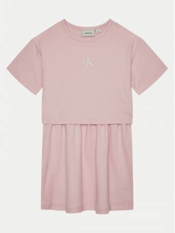 Calvin Klein Jeans Повсякденна сукня IG0IG02770 Рожевий Relaxed Fit Calvin Klein Jeans Повсякденна сукня IG0IG02770 Рожевий Relaxed Fit