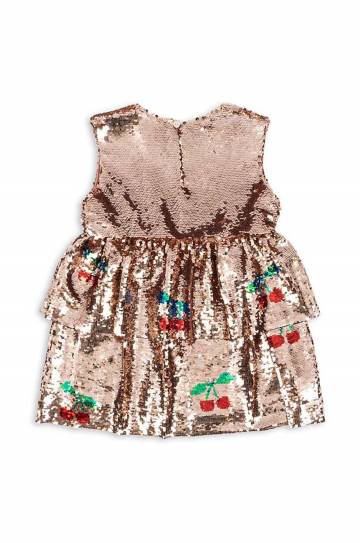 Детское платье Konges Sløjd LULU DRESS цвет бежевый mini расклешённое KS101574 Детское платье Konges Sløjd LULU DRESS цвет бежевый mini расклешённое KS101574