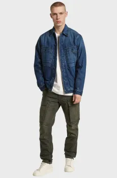 Мужские темно-серые карго Rovic Zip 3D Regular Серый 29-32 G-Star RAW D02190,E172