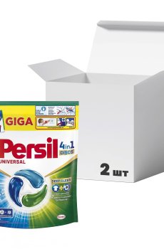 Упаковка дисков для стирки Persil Power Caps Universal Deep Clean, 68 стирок, 68 шт * 2 шт