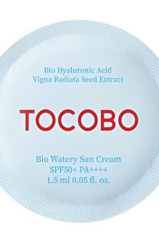 Увлажняющий солнцезащитный крем для лица Tocobo Bio Watery Sun Cream, SPF 50+ PA++++, 1.5 мл (пробник)