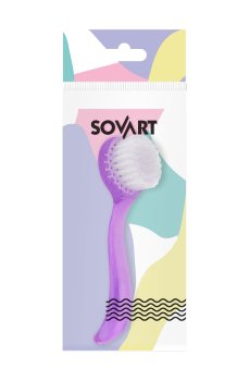 Щетка для маникюра Sovart фиолетовая, 1 шт